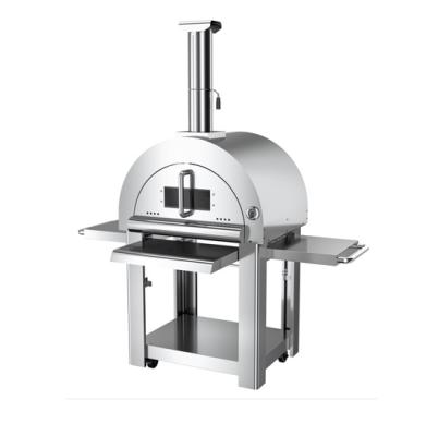 China Height Adjustable Hot Sale Stainless Steel Barbecue Outdoor Wood Fired Pizza Oven for sale