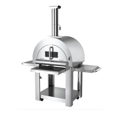 China Best Height Adjustable Selling Outdoor Commercial Stainless Steel Charcoal Wood Pizza Oven for sale