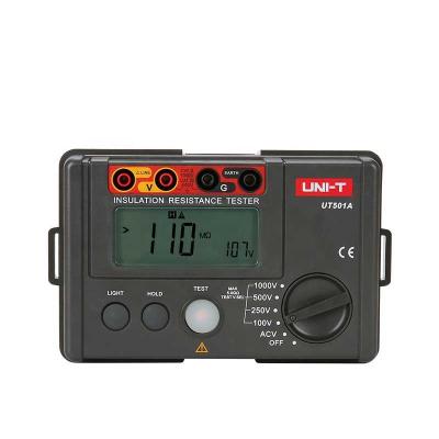 China UNIT UT501A Multifunctional Insulation Resistance Tester 0-1000v 5.5g Ohm Tester Meter UT501A for sale