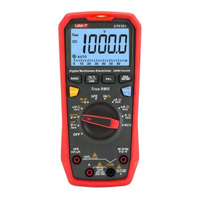 China UT61E+ UT61E 1000V RMS Digital True Multimeter Voltage Tester Resistance Apacitance Frequency 220mhz Display Count 22000 Tester UT61E+ for sale