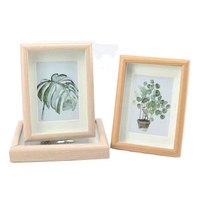 China Wholesale Modern Fashionable Custom Pine Wood Frame Size 6x8 8x10 11x14 A3 A4 For Picture Painting for sale