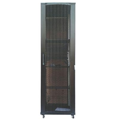 China SPCC Cold Rolled Steel 24u To 42u Floor Rack Server Networking Rack Cabinet Enclosure With Arch Type Mesh Door for sale