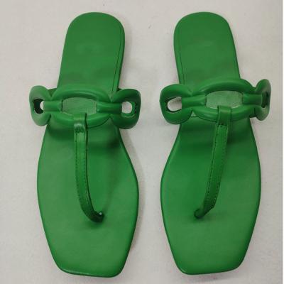 China Fashion Trend Designer Slides Women Brand Slippers Luxury Sandals Brand Sandals Real Leather Slippers Flip Flop Flats Slide Casual for sale