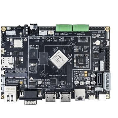 China Rockchip RK3568 Development Board Customized PCBA Supports Dual Network Ports and High Frequency USB3.0 150mm*100mm for sale