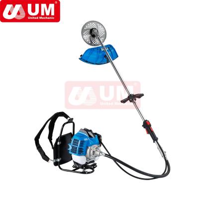 China 2-Stroke Portable Gasoline Brush Cutter 2 Stroke Low Emission 52cc Backpack Brush Cutter for sale