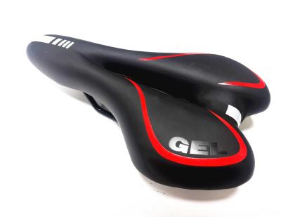 China 2021 New Single Leather Bike Saddle Professional Road Mountain MTB Gel Bicycle Seat Saddle for sale