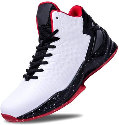 China CUSHIONING High Top Basketball Shoes Free Sample Men Sneakers Breathable Sports Shoes for sale