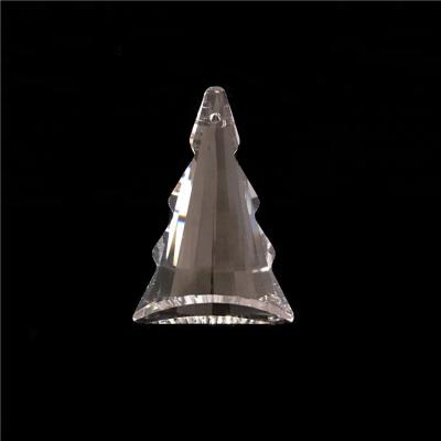 China Best Selling Glass Trees 76mm Chandeliers White Lamp Crystal Prisms Pendants Chandeliers Europe Cloud Parts Lighting Hang Pendants for sale