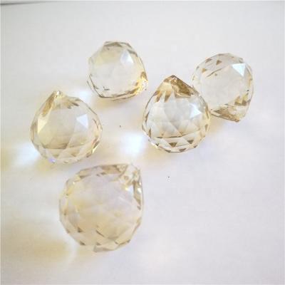 China Free Shipping LANDSCAPE 15mm Cognac Crystal Chandelier Faceted Balls For Home / Wedding Decoration for sale