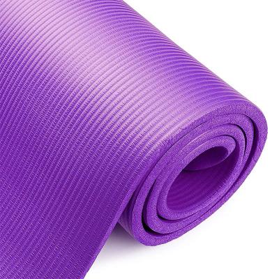 China PVC Yoga Mat Eco Friendly Printed Folding Yoga Mat Ticker Non Slip Yoga Mat for sale