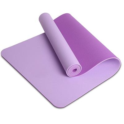 China Tear Resistance TPE Yoga Mat Double Sided Different Texture for sale