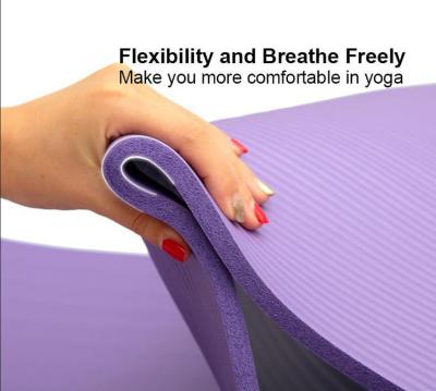 China Home 8mm All Purpose Yoga Mat with convenient mat Sling for sale