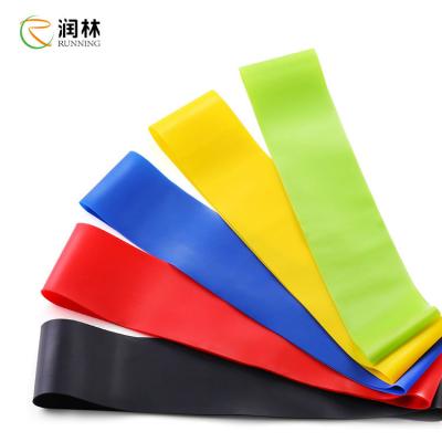 China Fit Simplify Stretch Loop Band , Natural latex PE Loop Exercise Bands for sale