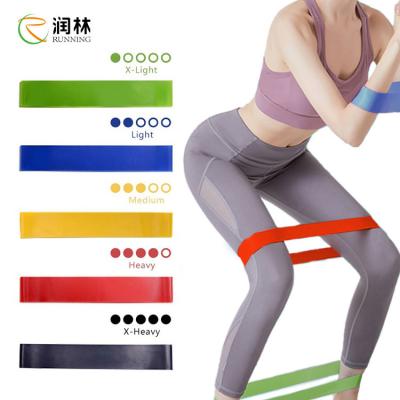 China Rubber TPE Fitness Resistance Loop Band For Strength Training for sale