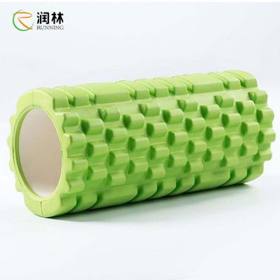 China Medium Density Yoga Column Roller , 9x30cm Strong Foam Roller for sale