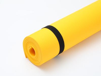 China Durable EVA Yoga Mat , Thick 6mm Anti Skid Yoga Mat with Position Line for sale