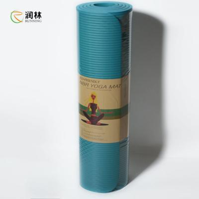 China single layer NBR Yoga Mat , High Density anti tear exercise mat for sale