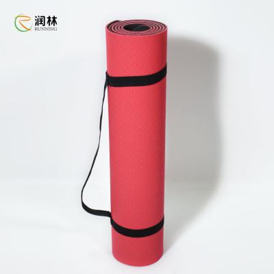 China Eco Friendly 4mm Fitness Yoga Mat For Home Workout Anti Slip for sale