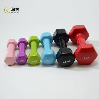 China Neoprene Vinyl Coated Hand Weights 2.5KG Workouts Strength Training for sale