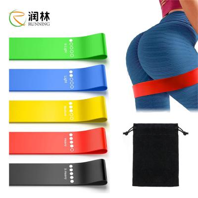 China 100% Natural Latex Stretch Exercise Workout Bands for sale