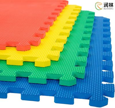 China Home Gym EVA Foam Fitness Floor Mat Durable Interlocking Customized Size for sale