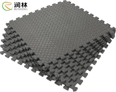 China Multipurpose Exercise Puzzle EVA Fitness Floor Mat Interlocking Anti Fatigue for sale