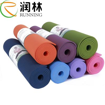 China PVC Colorful Fitness Yoga Mat Roller With Custom Printed for sale