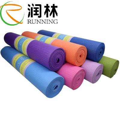 China Custom Printed Eco Yoga Mats Roller Camping Mats 173cm * 61cm / 183cm * 61cm for sale