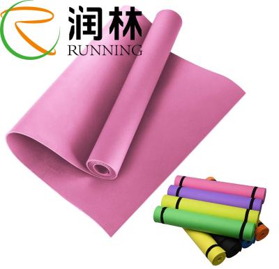 China EVA Yoga Mat Anti Tear Gymnastics Home Training Eco Double Colors for sale