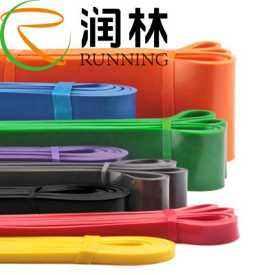 China 100% Latex Power Resistance Loop Bands Set Pull Up Assist Band Custom Printed for sale