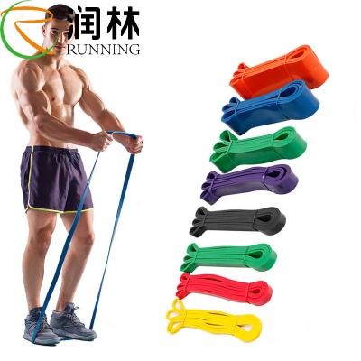 China Latex Material Pull Up Assist Band Exercise Resistance Bands For Body Stretching for sale