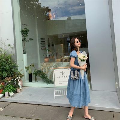 China ASM ANNA Unique Design Office Summer Viable Dress For Ladies Casual White Dress for sale