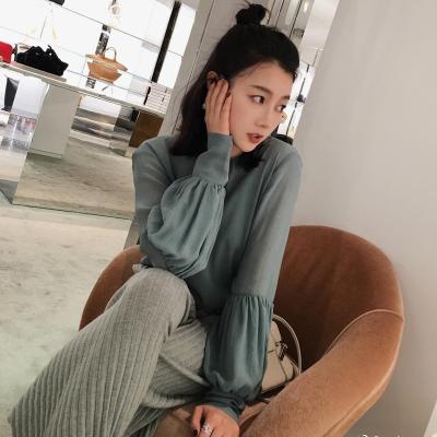 China 2019 Summer Lady Shirt ANNA Sustainable ASM Spring Bubble Sheaths New Silk Tops For Women for sale