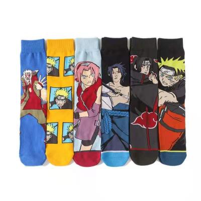 China Breathable cartoon socks men's and women's TV ninja socks cartoon personality socks A011 for sale