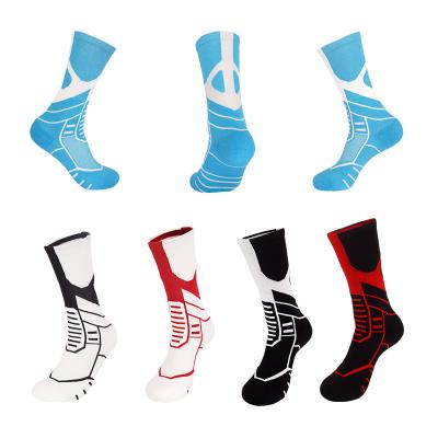 China S015 Men's Thickened Football Stockings Sports Towel Socks Women's Basketball Breathable Sweat Absorption Breathable Socks for sale