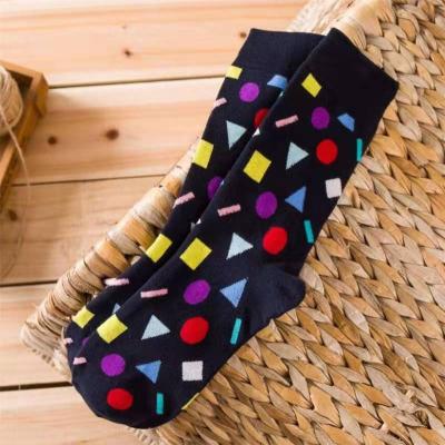 China F011 HAPPY QUICK DRY socks fashion new socks wholesale European version of some far point trapezoidal socks for sale