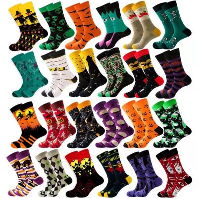 China F070 Halloween Socks Skull QUICK DRY Pumpkin Socks Monster Bat Socks for sale