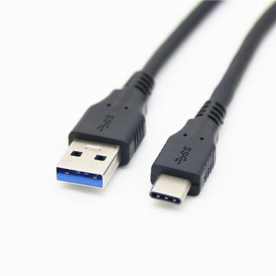 China Hot Sale 1m Mobile Phone Fast Charging Type C USB 3.0 Data Cable A Male To Type-C Male Cable Mobile Android Phone Charger Usb C Cable Cord for sale