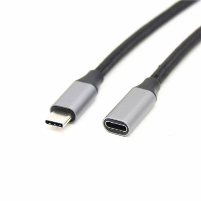 China MP3/MP4 Player Nylon Usb 3.1 Gen2 USB C Male To Female Audio Video Type C Data Fast Charging Extension USB C 4k Cable Support Cable for sale