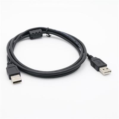 China COMPUTER USB 2.0 Male to AM Male Data Cable to AM Computer Adapter Cables Full Shield USB 2.0 Black Copper Cable for sale