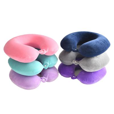 China Latest Anti-Static Promotional Gift U Shape Neck Pillow Travel Neck Pillow For Car Office Comfortable Soft Cotton Pillow for sale