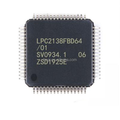 China New Original 100% LPC2138FBD64/01EL new original integrated circuit LPC2138 IC chip electronic components microchip for sale