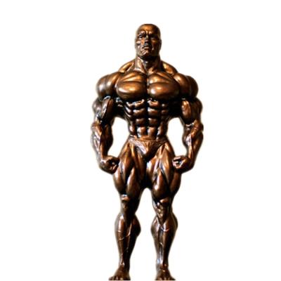 China Europe Figurines Muscle Man Sculptures Bodybuilding Trophy Competition Award for sale