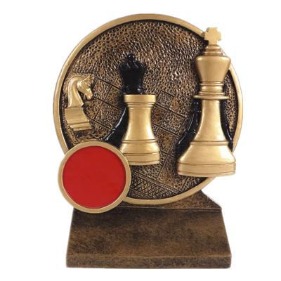 China Hot Selling Europe Chess Trophy Award Resin Souvenirs for sale