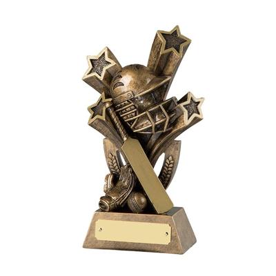 China Antique Europe Golden Shooting Star Resin Cricket Trophy for sale