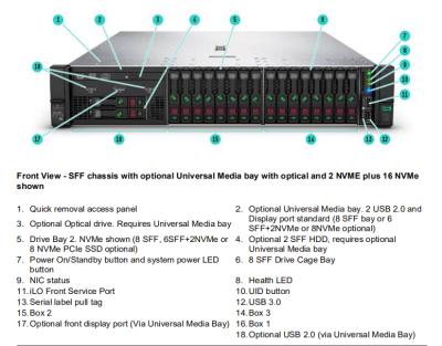 China hot selling HPE ProLiant DL380 Gen10 Rack Server 2.1GHz Xeon 4216 16C/32T 2U Rack Server DL380 GEN10 for sale