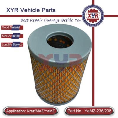 China Steel/Fuel Paper Filter to Russian Truck MAZ/KRAZ/YaMZ-236/238_238-1117040 for sale