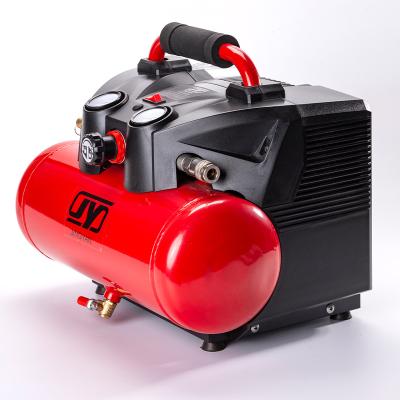 China 1000 hours CE GS ROHS 800w lithium-ion battery DC 36v oil free portable cordless air compressor lifetime promised for sale