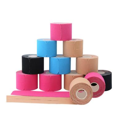 China Custom Logo Waterproof Sports Pre Cut Kinesiology Tape With Logo for sale