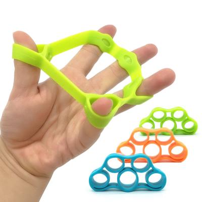 China Strength Silicone Hand Resistance Grip Enhancer Finger Training Training Stretcher for sale